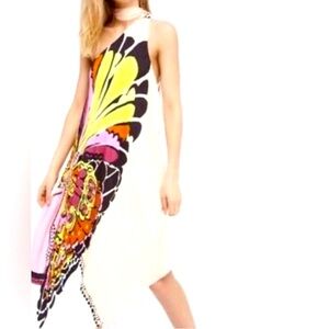 One-Shoulder Summer Butterfly Dress by Free People L